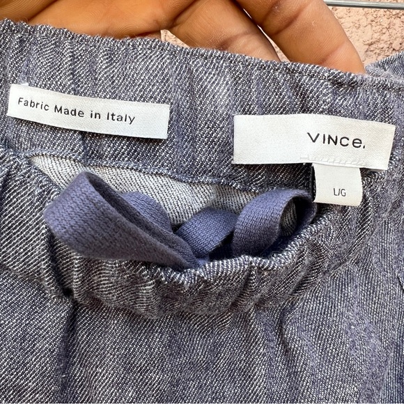 Vince Wide Leg Pants in Blue - Picture 7 of 8